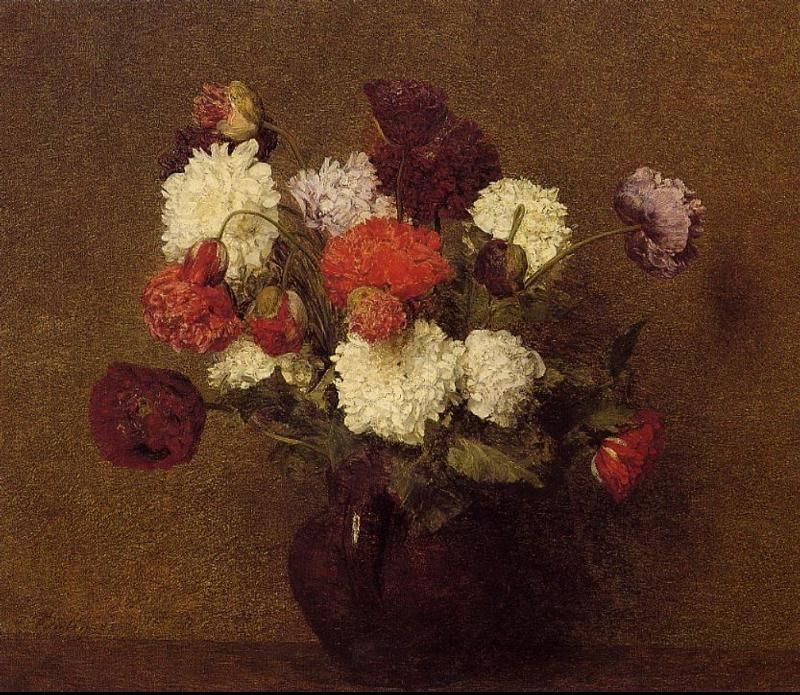 Henri Fantin-Latour Flowers Poppies